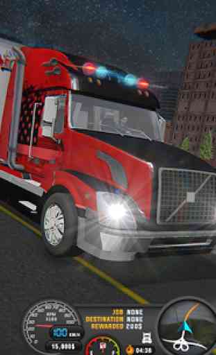 Euro truck 3D simulator camion di trasporto merci 4