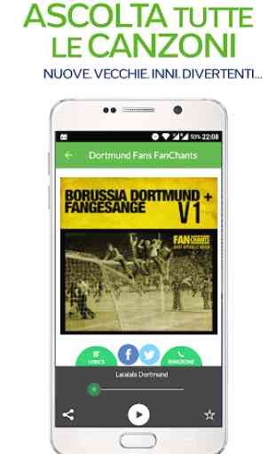FanChants: Canzoni e Cori dei Tifosi Dortmund 2