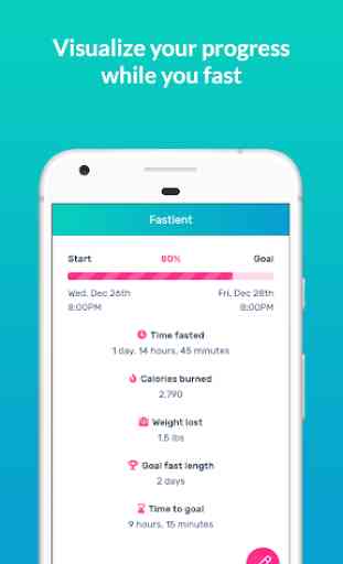 Fastient - fasting tracker & journal 1