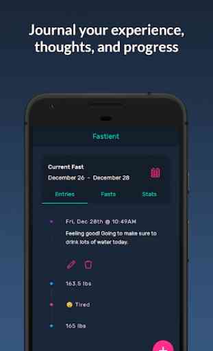 Fastient - fasting tracker & journal 3