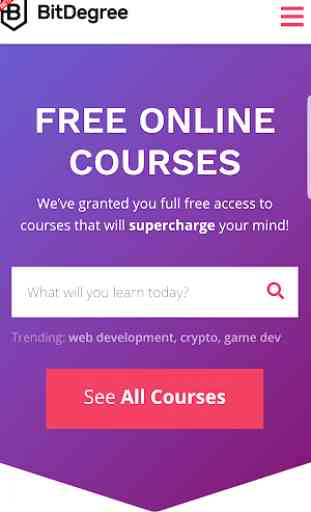 Free Online Courses | BitDegree 1