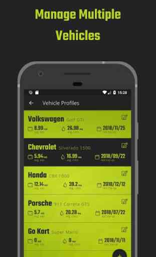 Fuel Usage Tracker 4