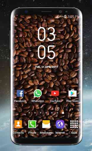 Galaxy S8 Plus Digital Clock Widget 2