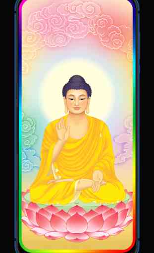 India Buddha Edge Lighting Live Wallpaper 2