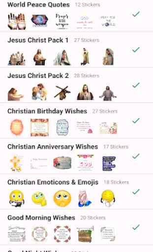 Jesus Christ & Bible Verses Stickers 2