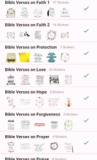Jesus Christ & Bible Verses Stickers 3