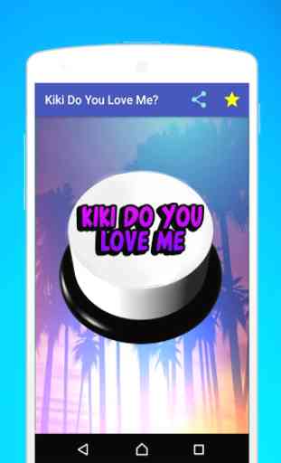 Kiki Do You Love Me Button 4