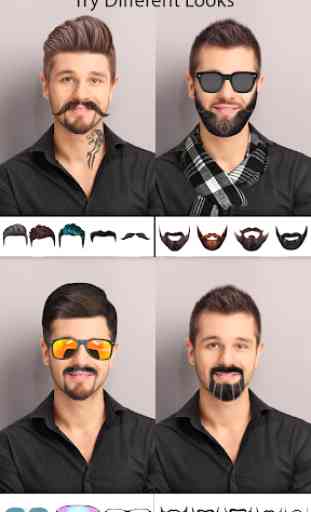 Man Photo Editor : Man Hair style ,mustache ,suit 1