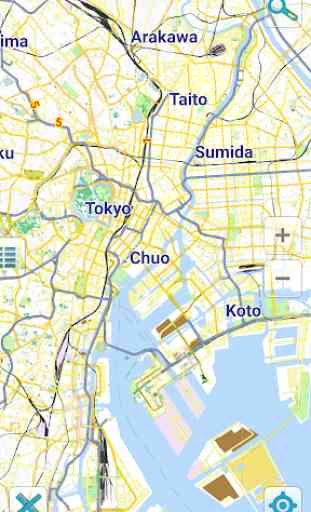 Map of Tokyo offline 1
