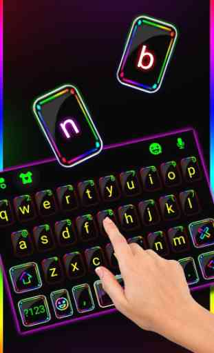 Neon Flash Tema Tastiera 2