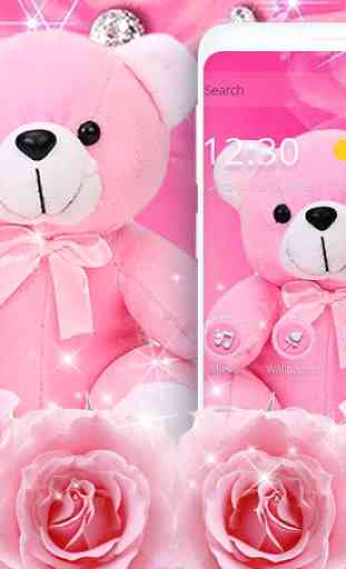 Pink Diamond Teddy Bear Theme 1