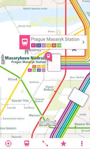 Prague Rail Map 1