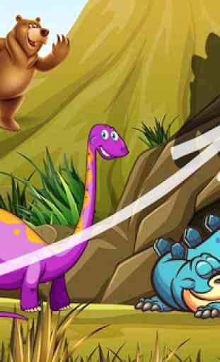 Puzzle per bambini in età prescolare - Dinosauro 4