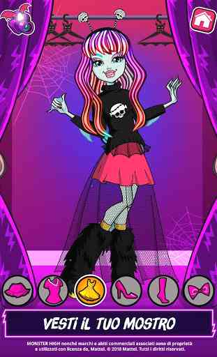 Salone Monster High™: Gioco di moda zantastico 1