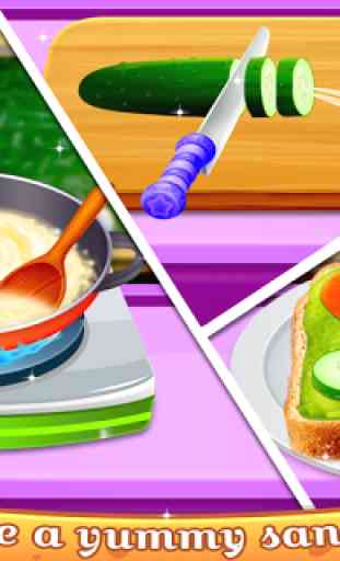 School Lunchbox Food Maker - Cooking Game 3