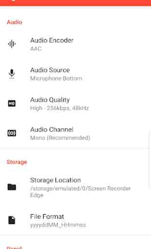 Screen Recorder Edge - Pannello per Samsung 3