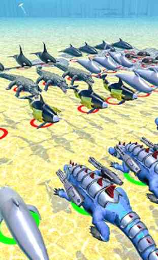 Sea Animal Kingdom Battaglia: Guerra Simulator 2