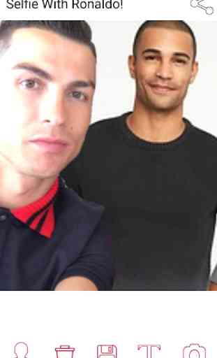 selfie con cristiano ronaldo cr7 3