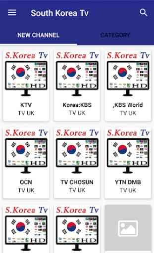 South Korea TV : Live stream television 3