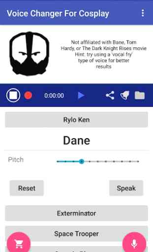 Voice Changer Mic: Cosplay - use lapel Mic/Speaker 4
