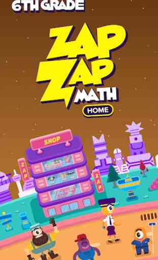 6th Grade Math: Fun Kids Games - Zapzapmath Home 1