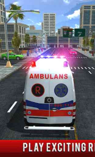 911 Ambulance City Rescue: Emergency Driving Game 1