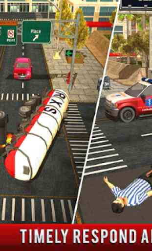 911 Ambulance City Rescue: Emergency Driving Game 4