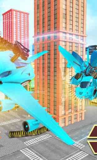 Auto volante trasformazione robot auto guerre Supe 3