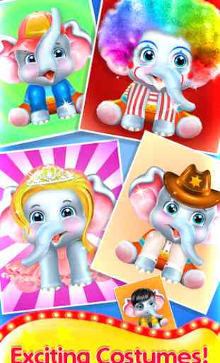 Baby Elephant - Circo Flying & Dancing Star! 3