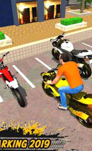 Bike parking 2019: Motorcycle Driving School 2