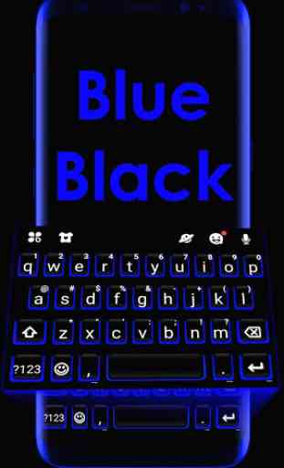 Blue Black Tema Tastiera 1
