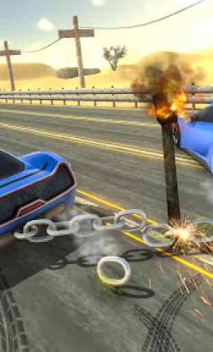 Chained Cars Impossible Stunts 3D Giochi auto 2018 3
