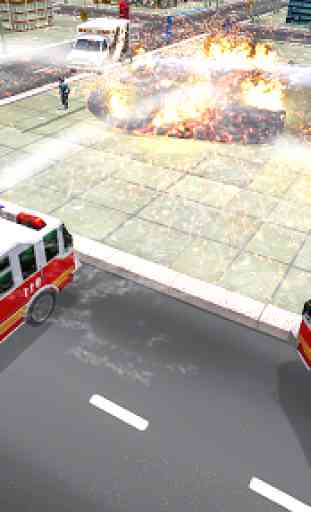 Chiamata salvataggio da parte di City Fire Fighter 1