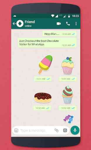 Chocolate Stickers For Whatsapp 1