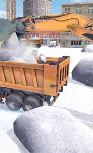 City Snow Excavator Simulator Machine 4