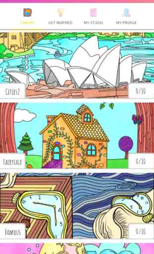 ColorSky: libro da colorare gratuito per adulti 2