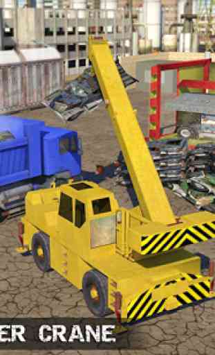 Dump camion Frantoio 3D- Dump Truck Crusher Crane 1
