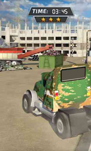 Dump camion Frantoio 3D- Dump Truck Crusher Crane 2