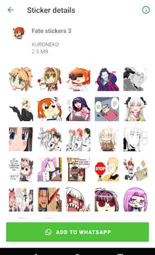 Fate Stickers for WhatsApp 4