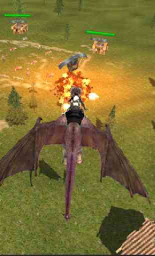 Fire Flying Dragon Simulator Warrior Sky Rider 3D 3