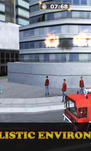FireFighter Emergency Truck : Rescue Hero 1