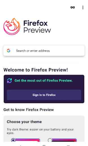 Firefox Preview Nightly for Developers 1