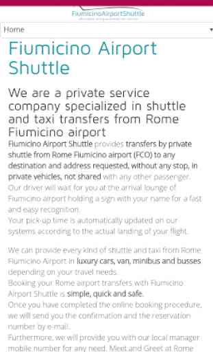 Fiumicino Airport Shuttle 4
