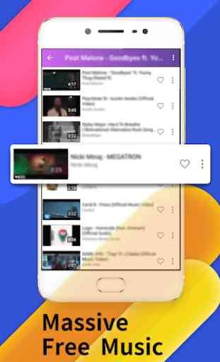 Floating Tunes-Free Music Video Player 1