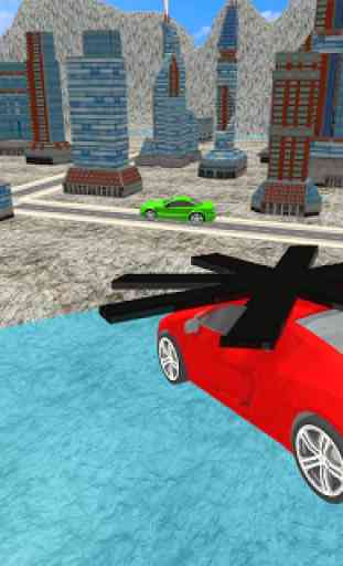 Flying Car Rescue Game 3D: Flying Simulator 2