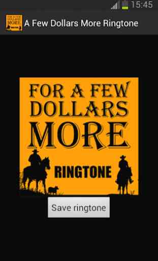 For A Few Dollars More 1
