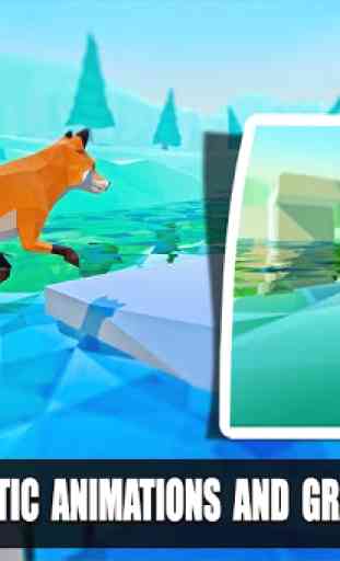 fox simulator fantasy jungle: famiglia di animali 4
