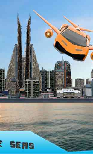 Future Flying Robot Car Taxi Giochi di trasporto 1