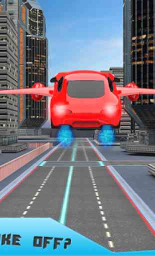 Future Flying Robot Car Taxi Giochi di trasporto 3