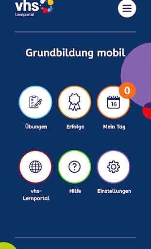 Grundbildung mobil – Lern-App zum vhs-Lernportal 1